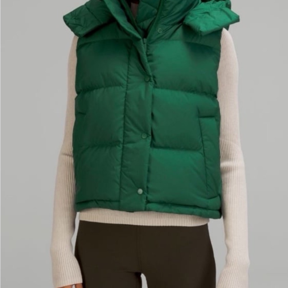 lululemon athletica Green Puffer Vest
